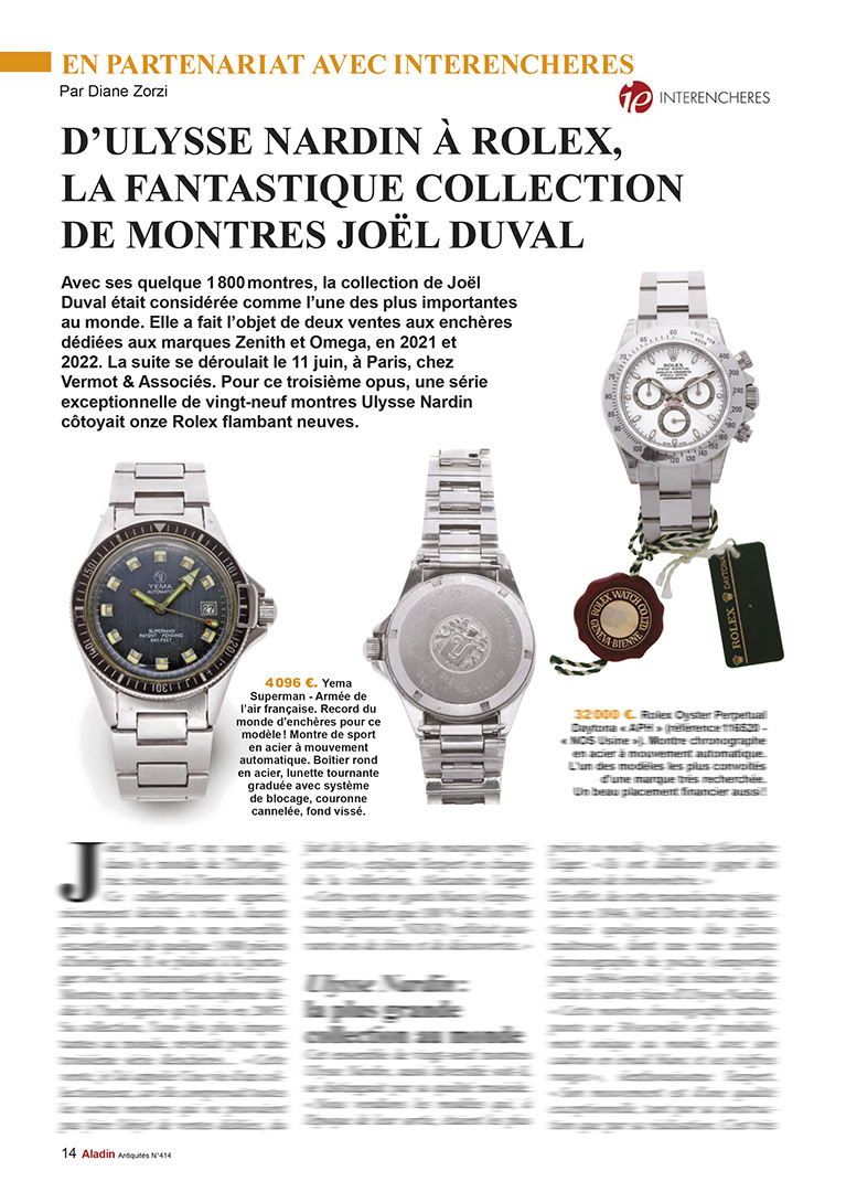 Collection JOEL DUVAL