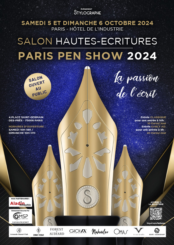 Haute écritures, paris pen show magazine ALADIN