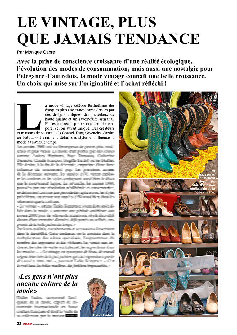 dossier vintage ALADIN mars 2025