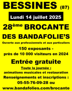 brocante des Bandafolie's 2025