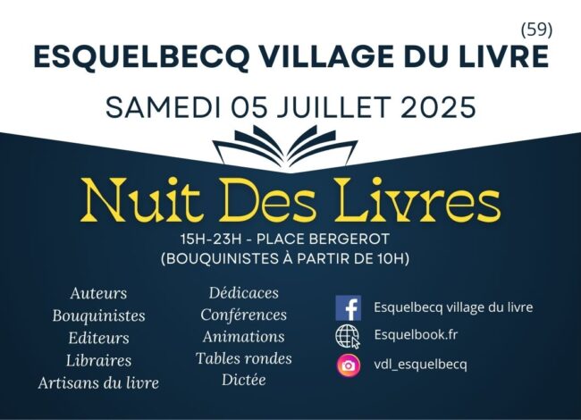 esquelbecq nuit des livres 2025