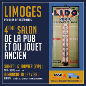 Salon de la pub et du jouet - Limoges 2026