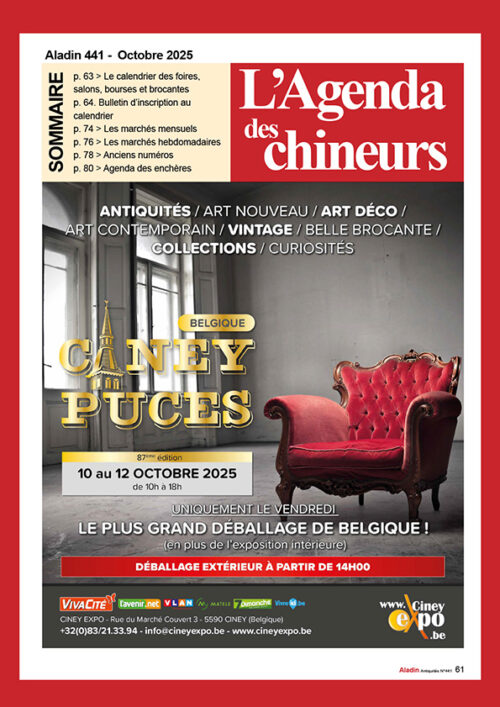 Agenda du chineur ALADIN 441 octobre 2025