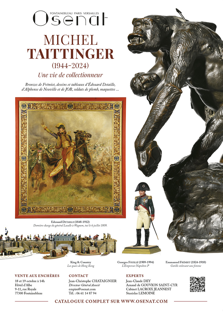 OSENAT vente enchère MICHEL TAITTINGER, une vie de collectionneur
