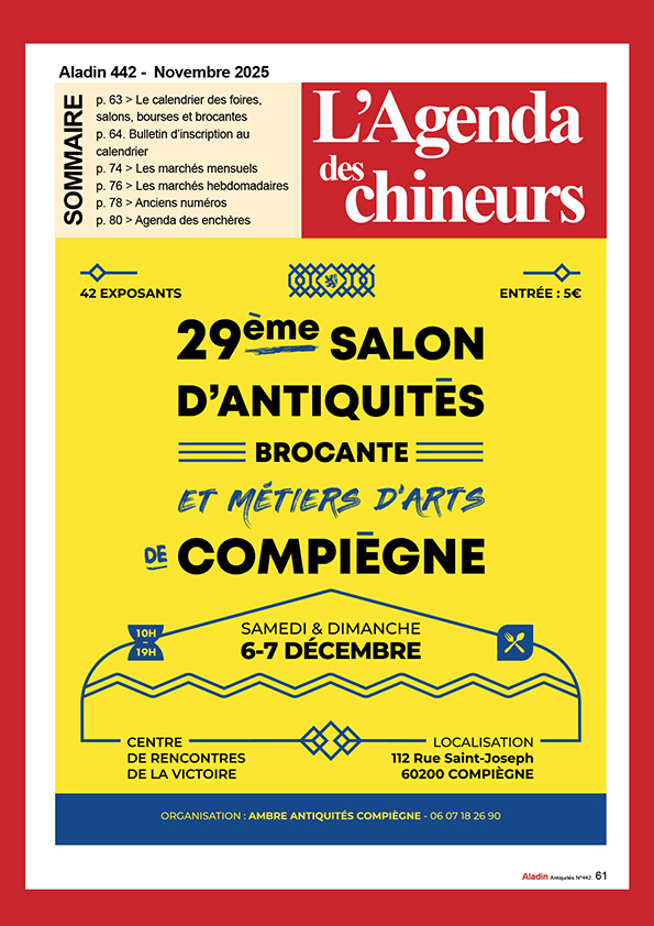 ALADIN-442-Zac-web Aladin magazine agenda du chineur 442 novembre 2025