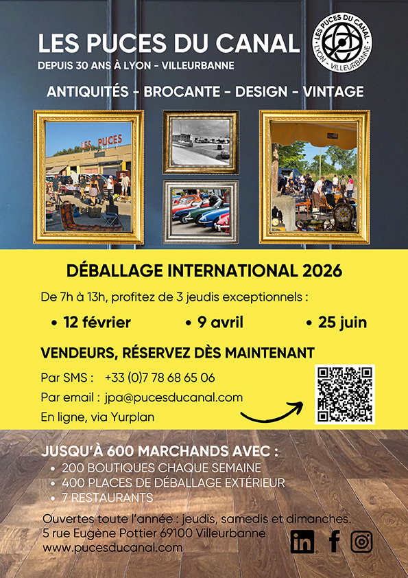 déballage marchand Puces du canal 2026