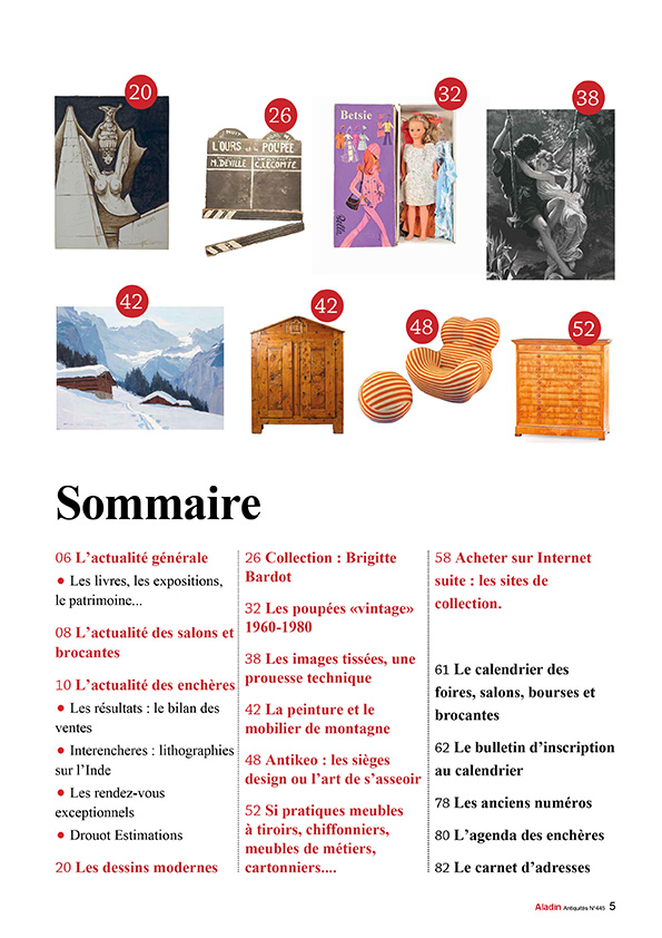 Sommaire du magazine ALADIN de février 2026