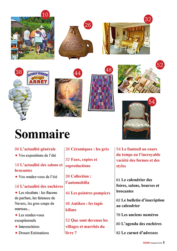 ALADIN mazine 450 sommaire juillet 2026