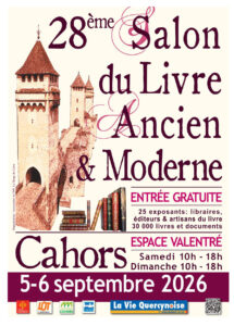 SALON DU LIVRE ANCIEN CAHORS 2026