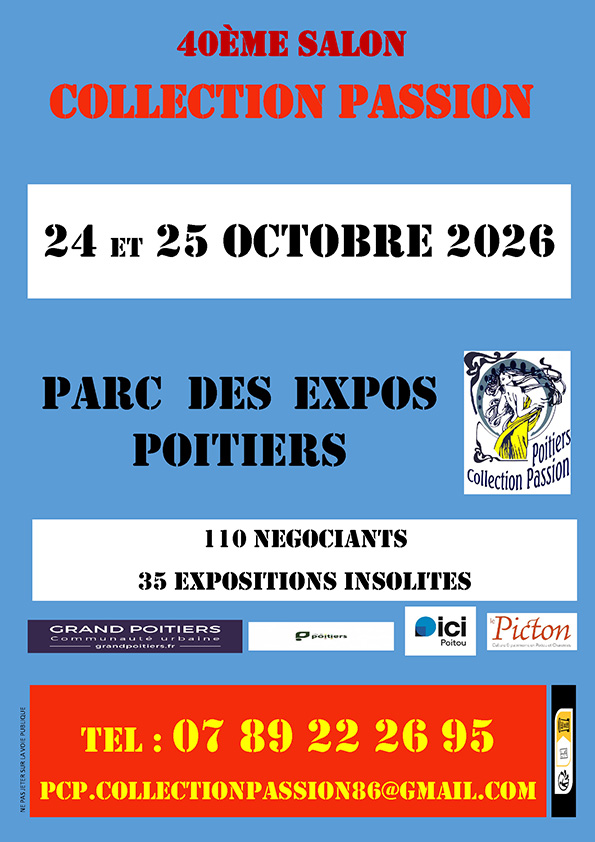 Salon collection Poitiers 2026 40e édition