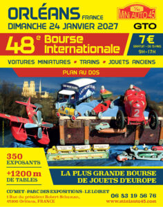 Bourse miniatures auto Orléans 2027