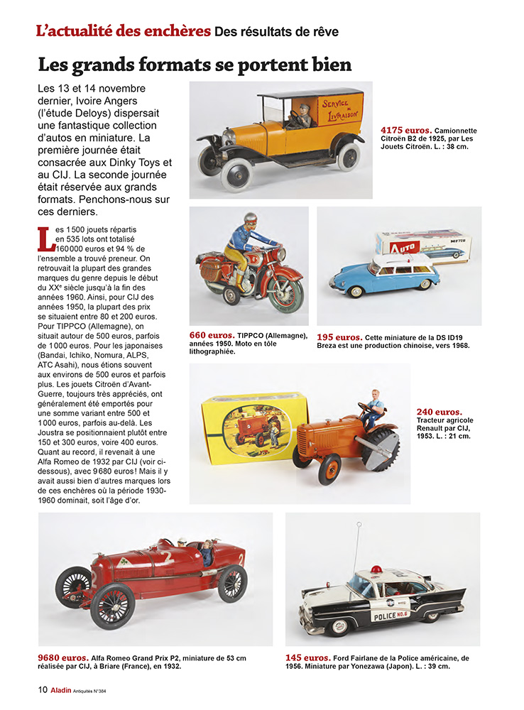 ALADIN 384 cote autos miniatures