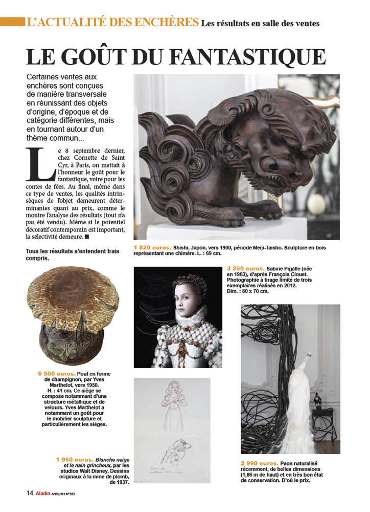 ALADIn magazine 393 chimere prix fantastique