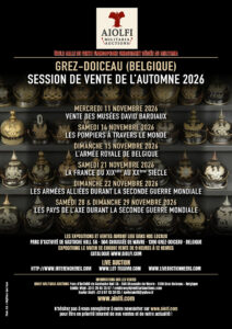 Militaria auction novembre 2026